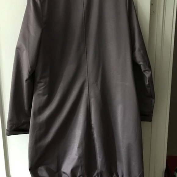 Mauve Satin Dress/Coat - Picture 2 of 3